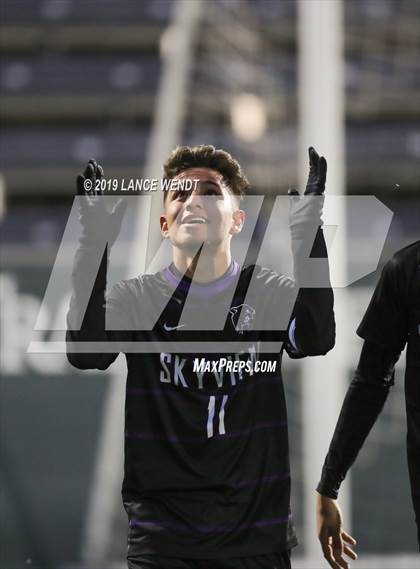 Thumbnail 1 in Air Academy vs. Skyview (CHSAA 4A State Final) photogallery.