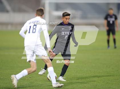 Thumbnail 1 in Air Academy vs. Skyview (CHSAA 4A State Final) photogallery.