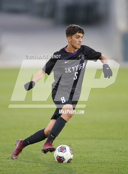 Thumbnail 3 in Air Academy vs. Skyview (CHSAA 4A State Final) photogallery.