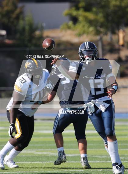 Thumbnail 3 in Bishop O'Dowd @ Marin Catholic photogallery.
