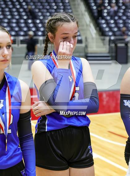 Thumbnail 2 in Windthorst vs. Crawford (UIL 2A Volleyball Semifinal Medal Ceremony) photogallery.
