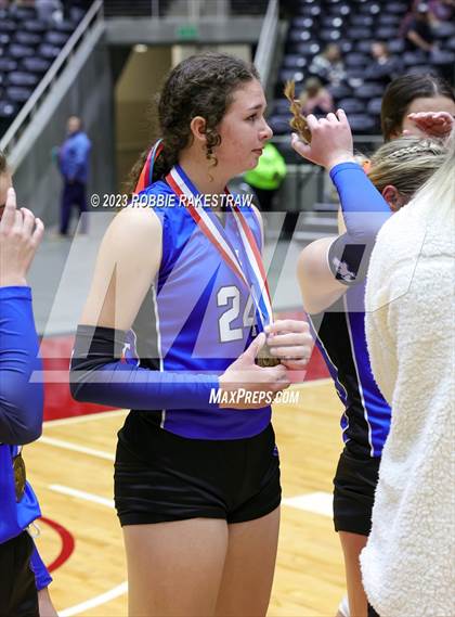 Thumbnail 2 in Windthorst vs. Crawford (UIL 2A Volleyball Semifinal Medal Ceremony) photogallery.