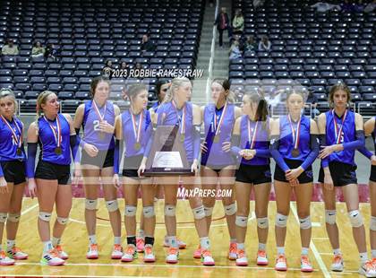 Thumbnail 2 in Windthorst vs. Crawford (UIL 2A Volleyball Semifinal Medal Ceremony) photogallery.