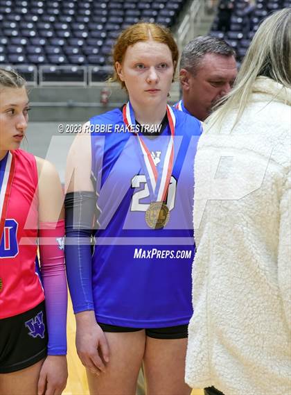 Thumbnail 1 in Windthorst vs. Crawford (UIL 2A Volleyball Semifinal Medal Ceremony) photogallery.