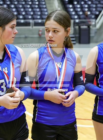 Thumbnail 3 in Windthorst vs. Crawford (UIL 2A Volleyball Semifinal Medal Ceremony) photogallery.