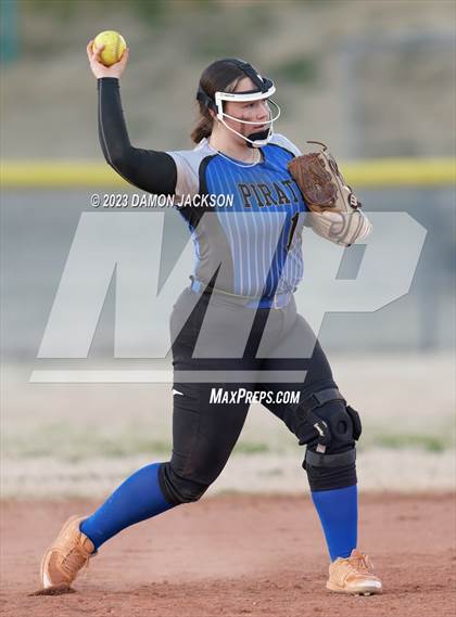 Thumbnail 3 in Moapa Valley vs Pahrump Valley (Sherm Bennett Memorial Tournament) photogallery.