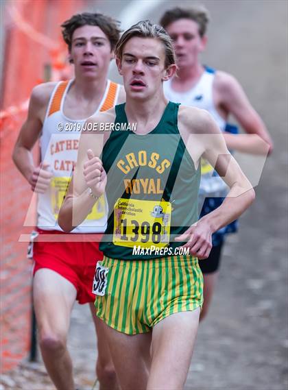 Thumbnail 2 in CIF State Cross Country Championships (Boys D3 Race) photogallery.
