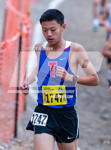 Thumbnail 2 in CIF State Cross Country Championships (Boys D3 Race) photogallery.