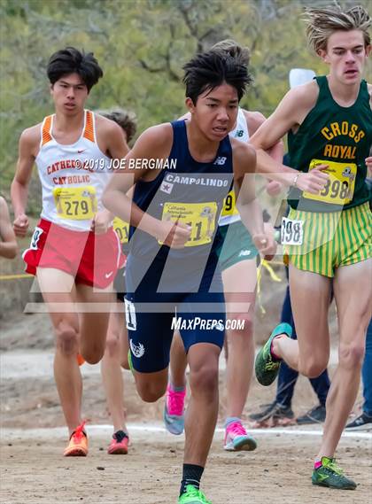 Thumbnail 1 in CIF State Cross Country Championships (Boys D3 Race) photogallery.