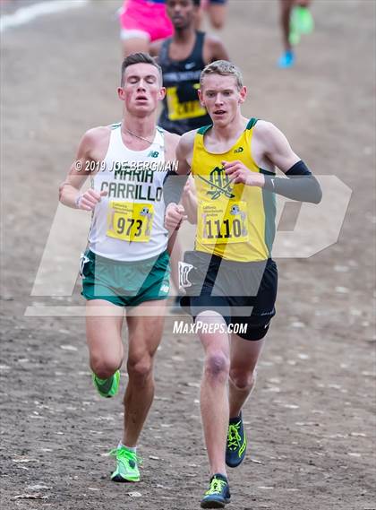 Thumbnail 1 in CIF State Cross Country Championships (Boys D3 Race) photogallery.