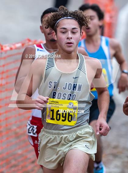 Thumbnail 1 in CIF State Cross Country Championships (Boys D3 Race) photogallery.