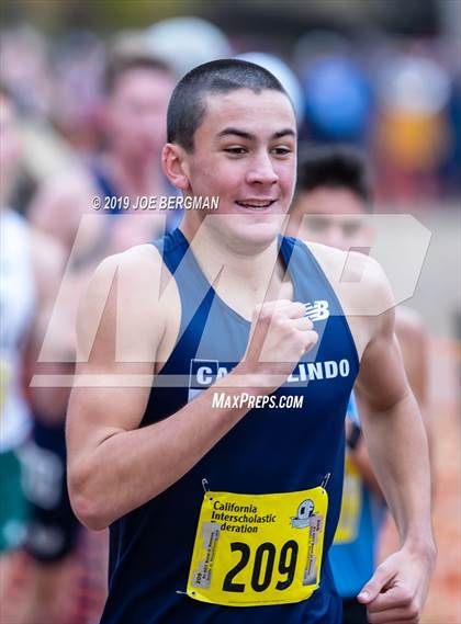 Thumbnail 1 in CIF State Cross Country Championships (Boys D3 Race) photogallery.