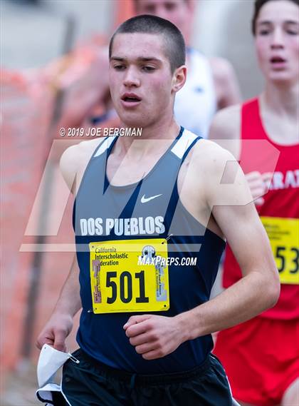 Thumbnail 1 in CIF State Cross Country Championships (Boys D3 Race) photogallery.