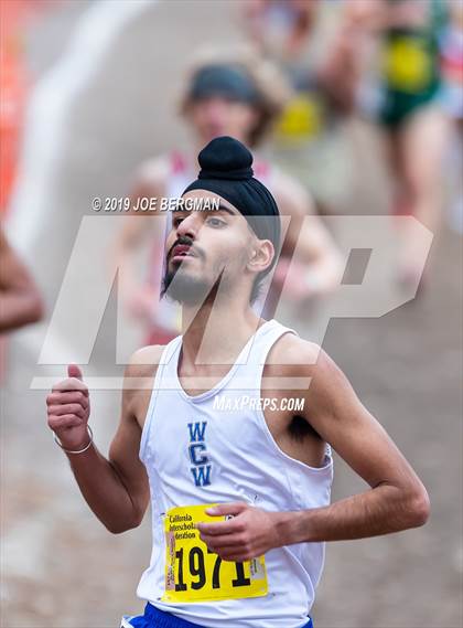 Thumbnail 1 in CIF State Cross Country Championships (Boys D3 Race) photogallery.