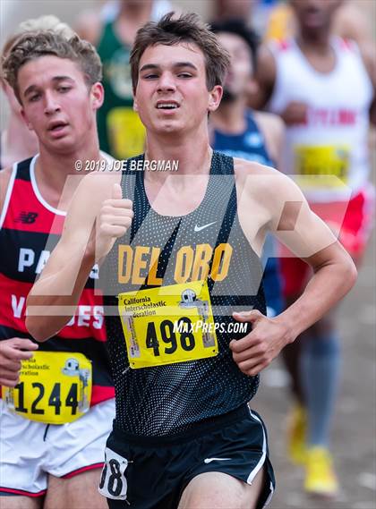 Thumbnail 1 in CIF State Cross Country Championships (Boys D3 Race) photogallery.