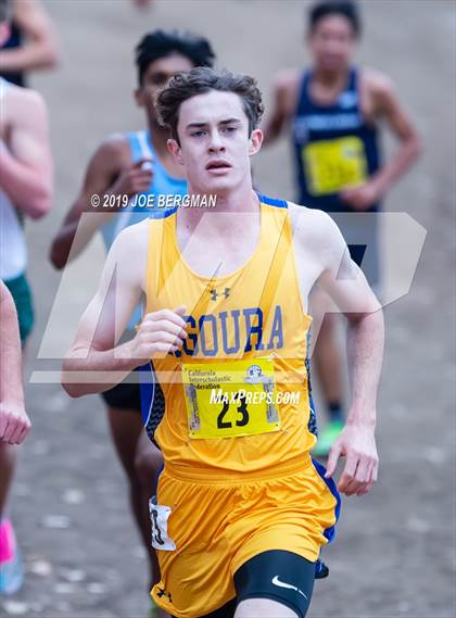Thumbnail 1 in CIF State Cross Country Championships (Boys D3 Race) photogallery.