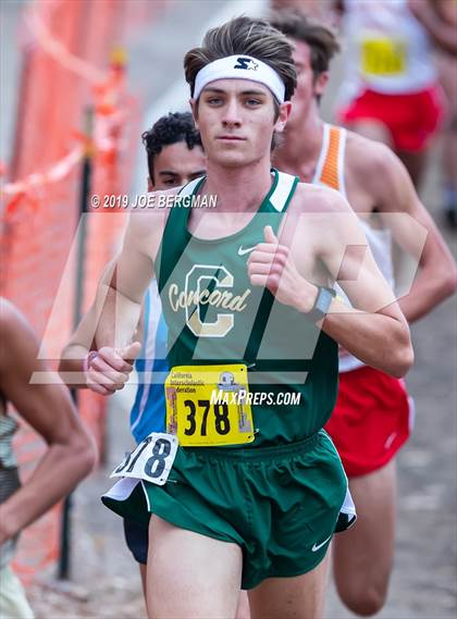 Thumbnail 2 in CIF State Cross Country Championships (Boys D3 Race) photogallery.