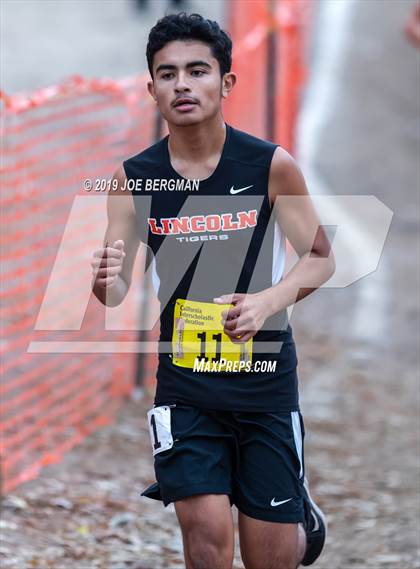 Thumbnail 1 in CIF State Cross Country Championships (Boys D3 Race) photogallery.