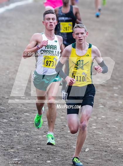 Thumbnail 2 in CIF State Cross Country Championships (Boys D3 Race) photogallery.