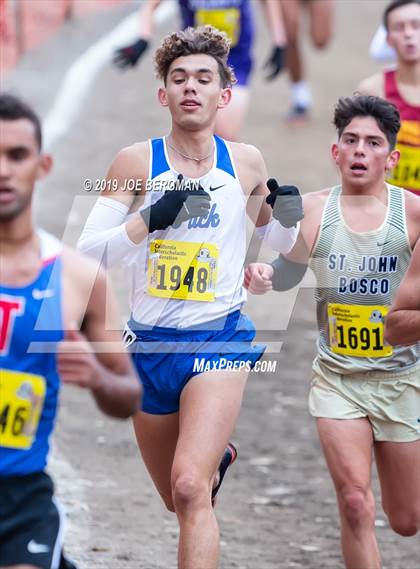 Thumbnail 1 in CIF State Cross Country Championships (Boys D3 Race) photogallery.