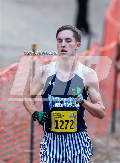 Thumbnail 1 in CIF State Cross Country Championships (Boys D3 Race) photogallery.
