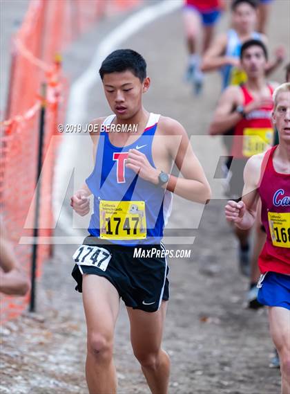 Thumbnail 1 in CIF State Cross Country Championships (Boys D3 Race) photogallery.