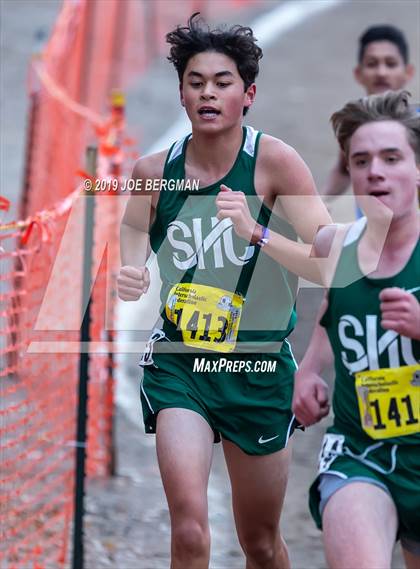 Thumbnail 1 in CIF State Cross Country Championships (Boys D3 Race) photogallery.