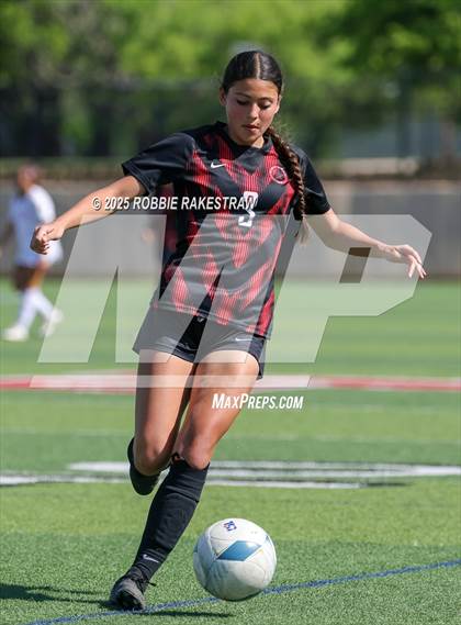 Thumbnail 3 in Coppell vs. Lake Travis (UIL 6A Soccer Division I Final) photogallery.