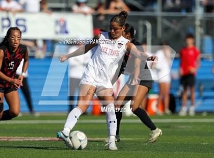 Thumbnail 3 in Coppell vs. Lake Travis (UIL 6A Soccer Division I Final) photogallery.