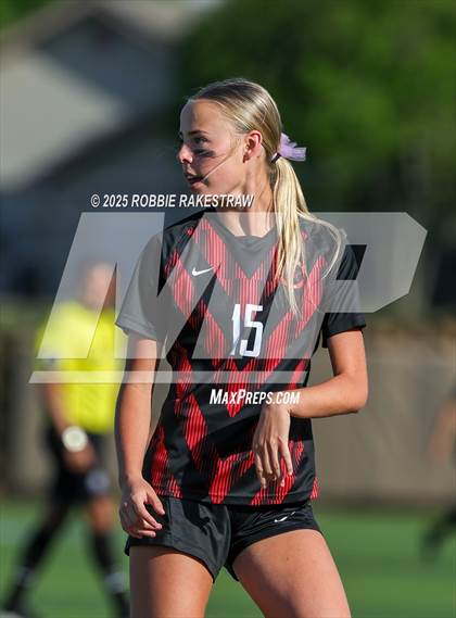 Thumbnail 3 in Coppell vs. Lake Travis (UIL 6A Soccer Division I Final) photogallery.