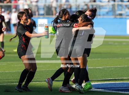 Thumbnail 3 in Coppell vs. Lake Travis (UIL 6A Soccer Division I Final) photogallery.