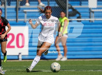 Thumbnail 3 in Coppell vs. Lake Travis (UIL 6A Soccer Division I Final) photogallery.
