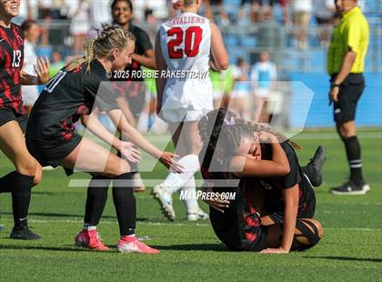 Thumbnail 1 in Coppell vs. Lake Travis (UIL 6A Soccer Division I Final) photogallery.