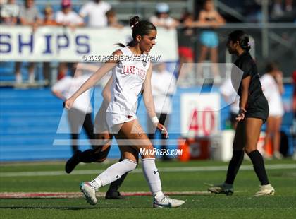 Thumbnail 1 in Coppell vs. Lake Travis (UIL 6A Soccer Division I Final) photogallery.