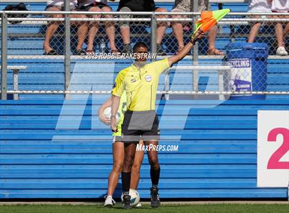 Thumbnail 3 in Coppell vs. Lake Travis (UIL 6A Soccer Division I Final) photogallery.