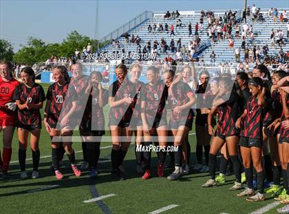 Thumbnail 1 in Coppell vs. Lake Travis (UIL 6A Soccer Division I Final) photogallery.