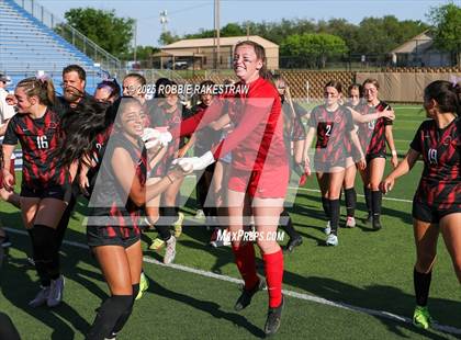 Thumbnail 1 in Coppell vs. Lake Travis (UIL 6A Soccer Division I Final) photogallery.