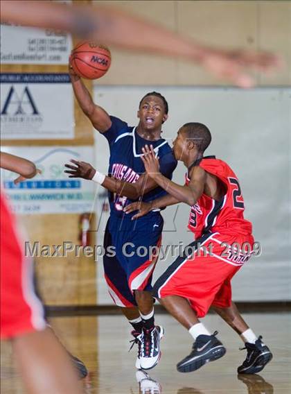 Thumbnail 2 in Modesto Christian vs. Skyline  (Modesto Christian Holiday Hoops) photogallery.