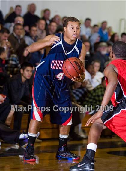 Thumbnail 2 in Modesto Christian vs. Skyline  (Modesto Christian Holiday Hoops) photogallery.
