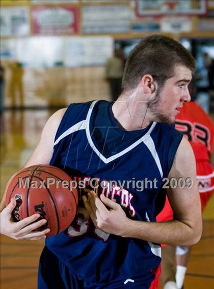 Thumbnail 1 in Modesto Christian vs. Skyline  (Modesto Christian Holiday Hoops) photogallery.