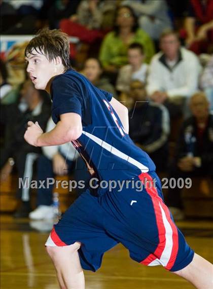 Thumbnail 1 in Modesto Christian vs. Skyline  (Modesto Christian Holiday Hoops) photogallery.