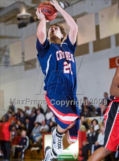 Thumbnail 2 in Modesto Christian vs. Skyline  (Modesto Christian Holiday Hoops) photogallery.