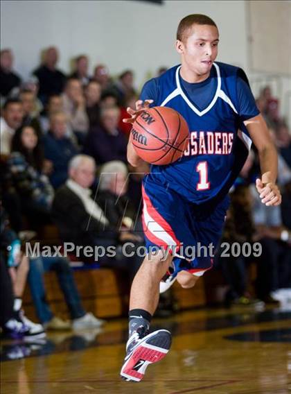 Thumbnail 1 in Modesto Christian vs. Skyline  (Modesto Christian Holiday Hoops) photogallery.