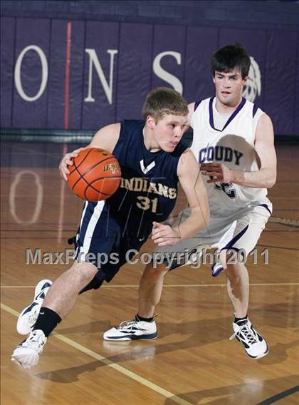 Thumbnail 2 in Cowanesque Valley vs. Coudersport  (Coudersport Holiday Tournament) photogallery.