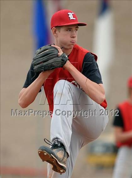 Thumbnail 3 in Lincoln County vs. Bishop's (Spring Slam Tournament) photogallery.