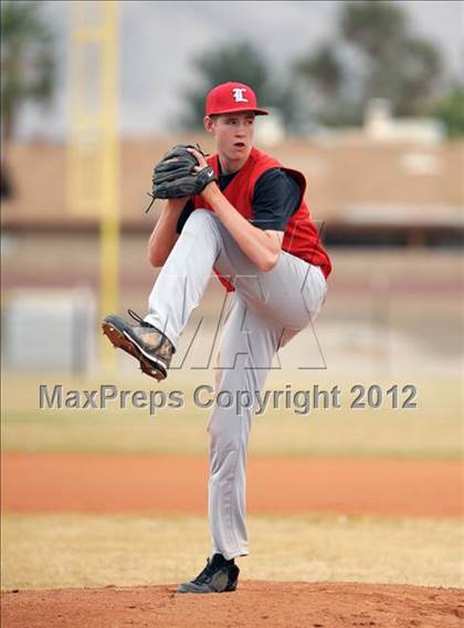 Thumbnail 3 in Lincoln County vs. Bishop's (Spring Slam Tournament) photogallery.