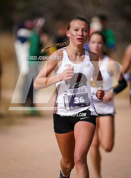 Thumbnail 2 in CHSAA 4A Cross Country Final photogallery.