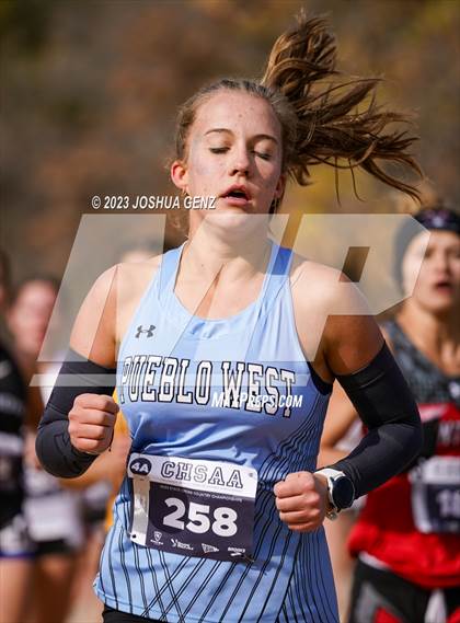 Thumbnail 3 in CHSAA 4A Cross Country Final photogallery.
