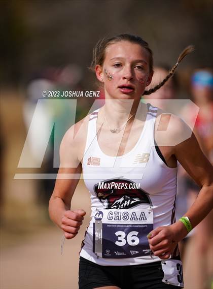 Thumbnail 1 in CHSAA 4A Cross Country Final photogallery.