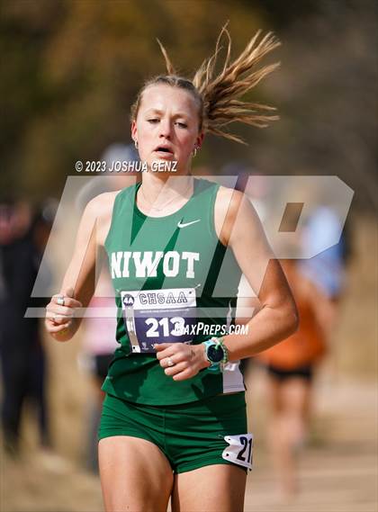 Thumbnail 1 in CHSAA 4A Cross Country Final photogallery.